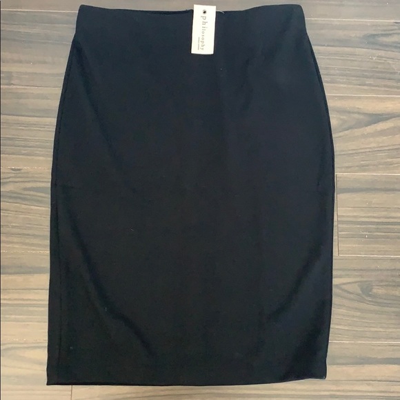 Philosophy Black Pencil Skirt - Picture 2 of 6